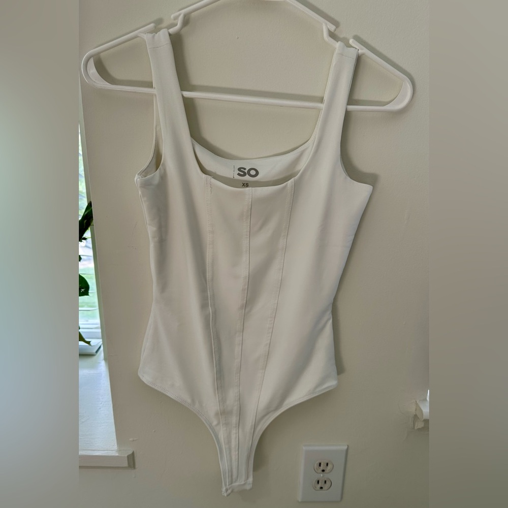Brand New Without Tags SO White Bodysuit XS